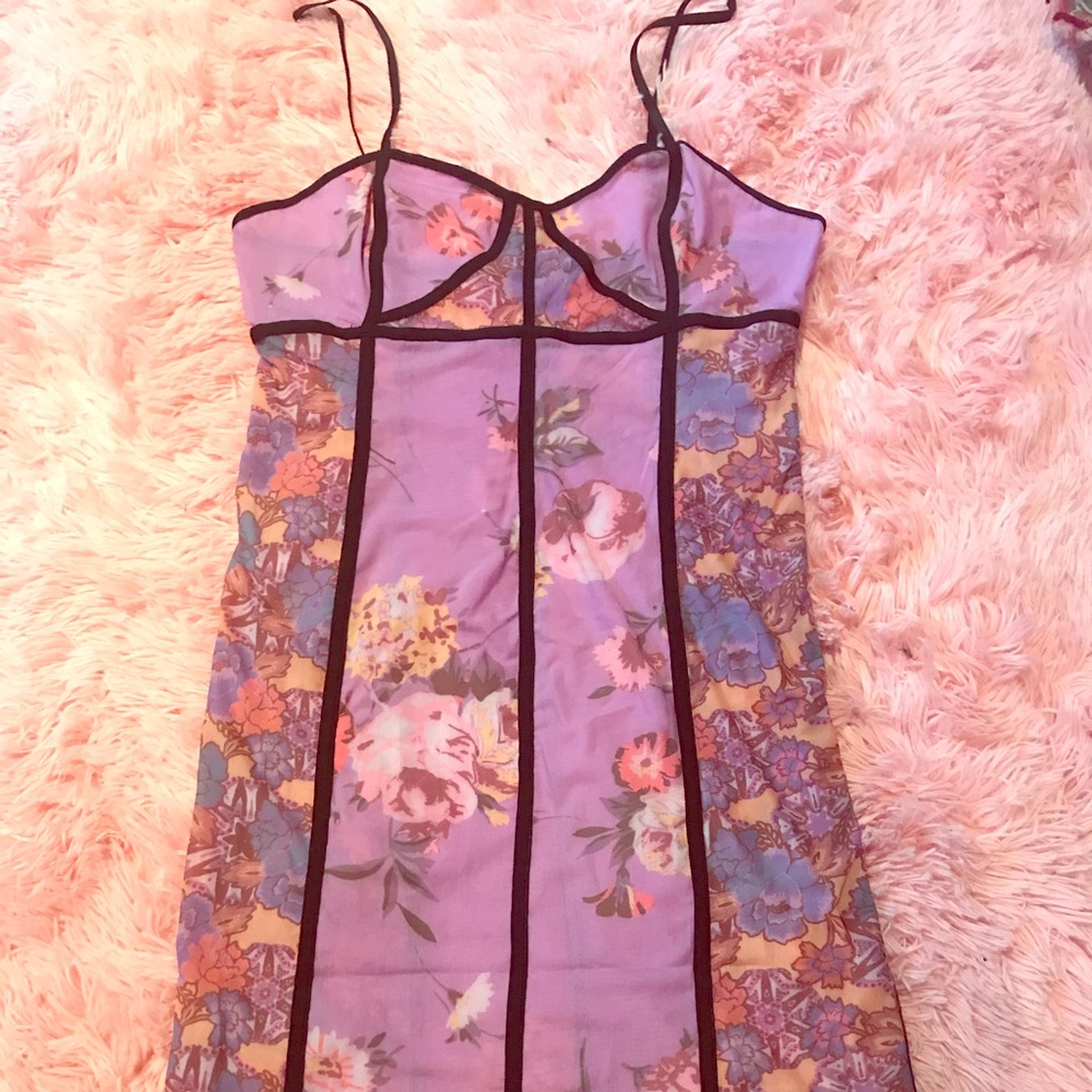 Out from under sheer slip dress